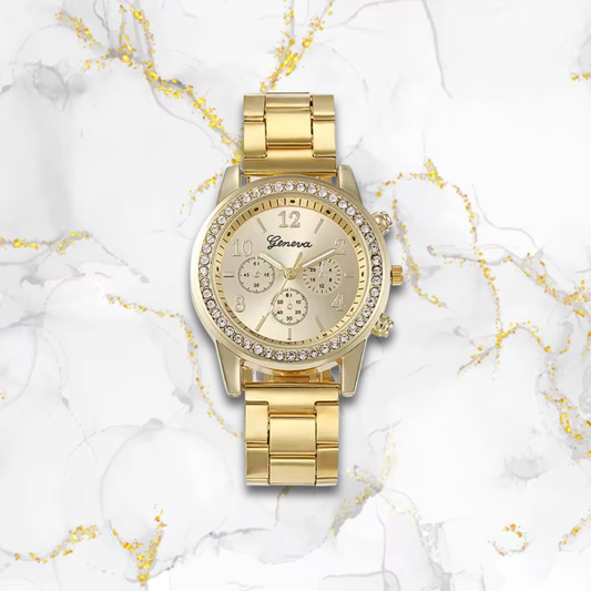 Montre automatique femme acier fine élégante | Dorée Dorée Tempor'Elle