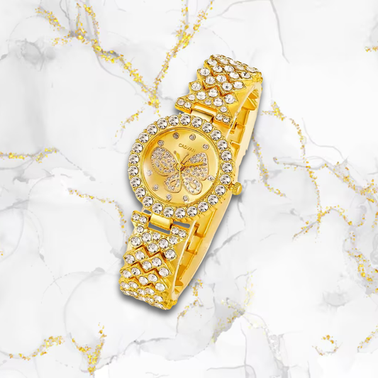 Montre automatique femme élégante diamantée | Argentée Argentée Tempor'Elle