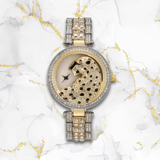 Montre automatique femme originale | Dorée & argentée Dorée Tempor'Elle