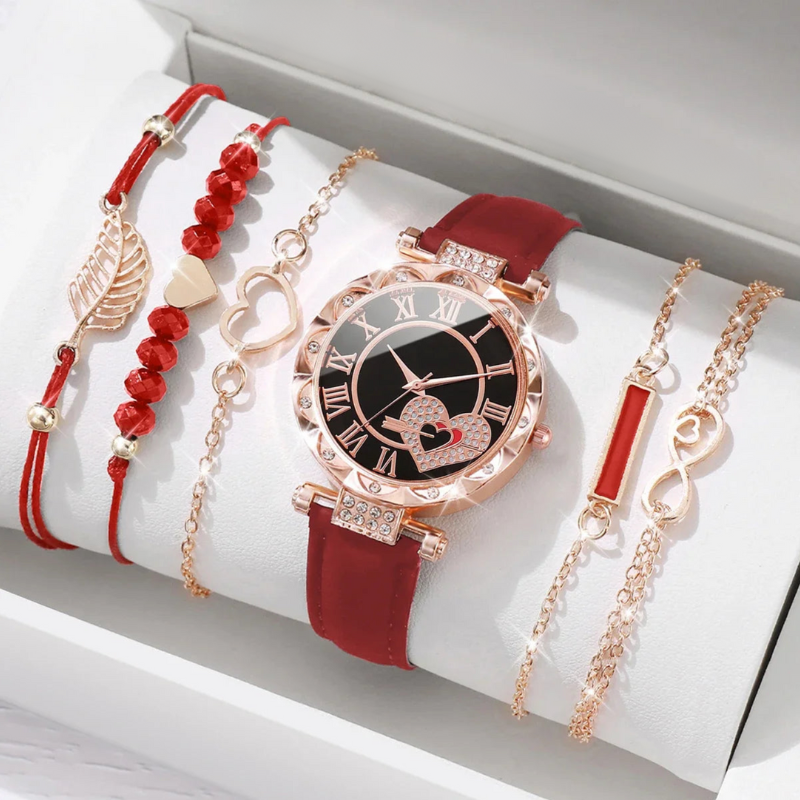 Montre automatique femme originale Roma Rouge Tempor'Elle