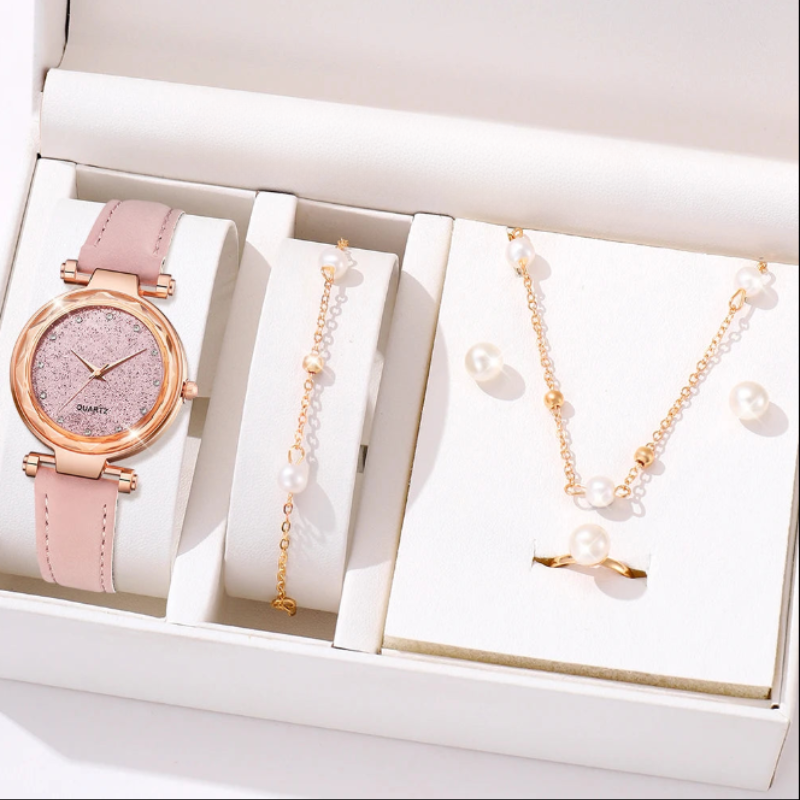 Montre femme originale fine automatique | Rose Rose Tempor'Elle