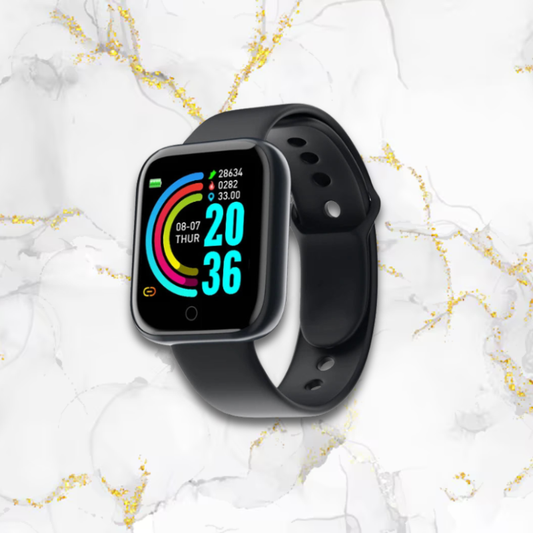 Montre sport femme connectée digitale mini | Noire Noire Tempor'Elle