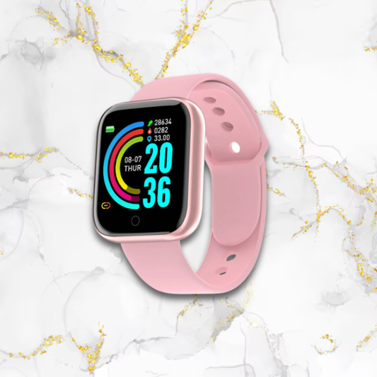 Montre sport femme connectée digitale mini | Rose Rose Tempor'Elle